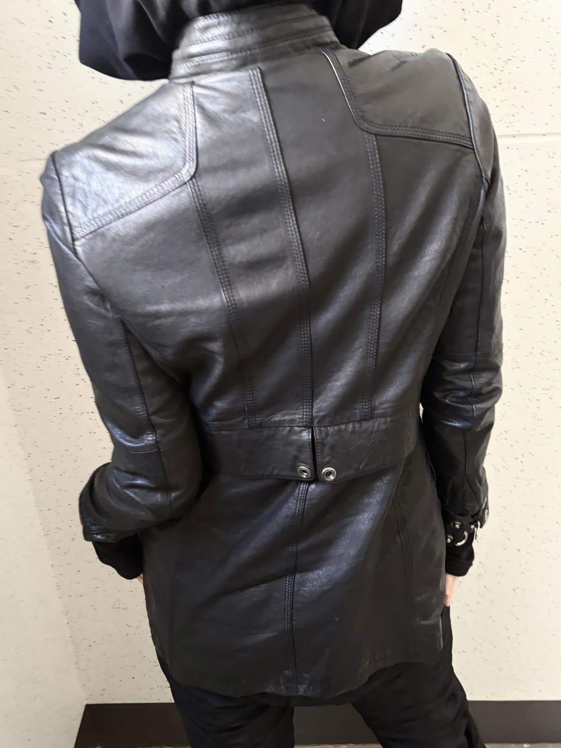 ITALY Sheepskin Leather Half Coat Jacket 상품이미지6