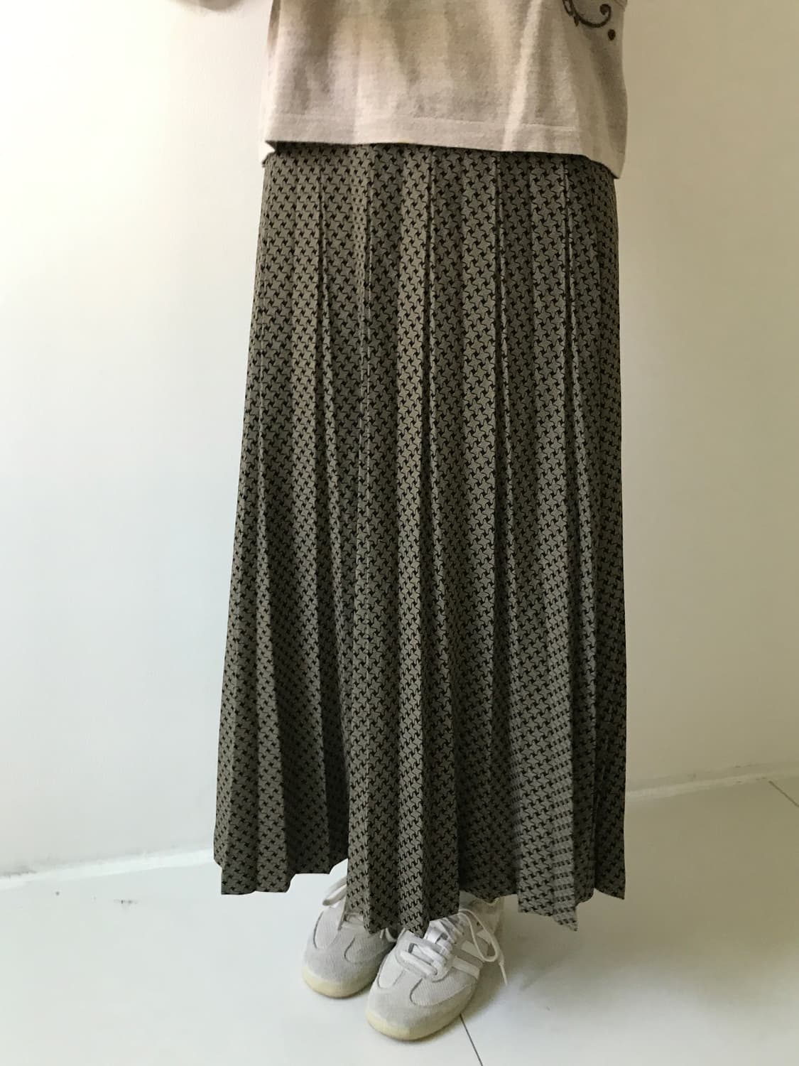 Antique pattern pleats skirt 상품이미지6