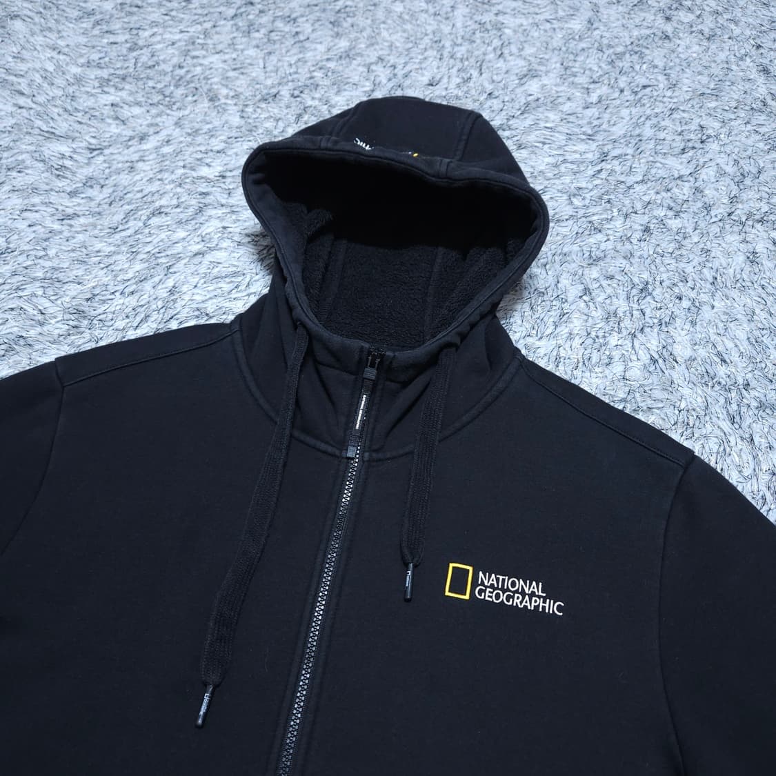 내셔널지오그래픽) XL 남자 폴리샤 기모후드집업 / 왕눈이샵 상품이미지3