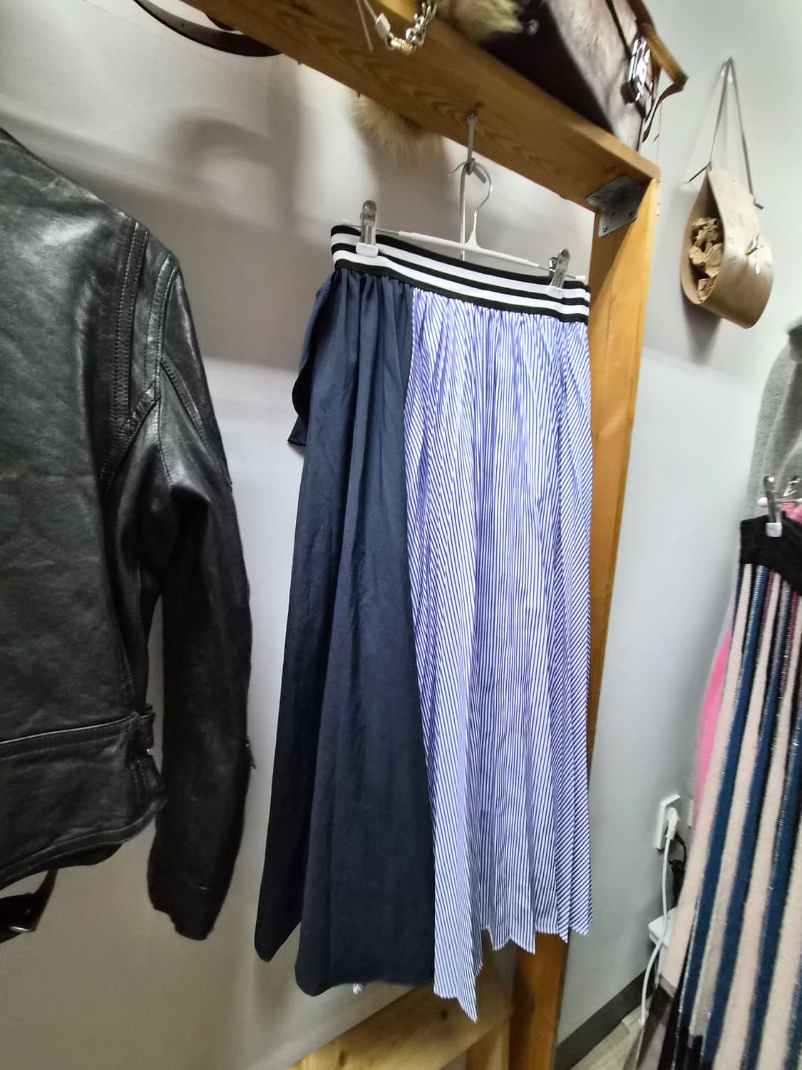 편집샾양가죽 라이더. 지고트언발 스커트 상품이미지10