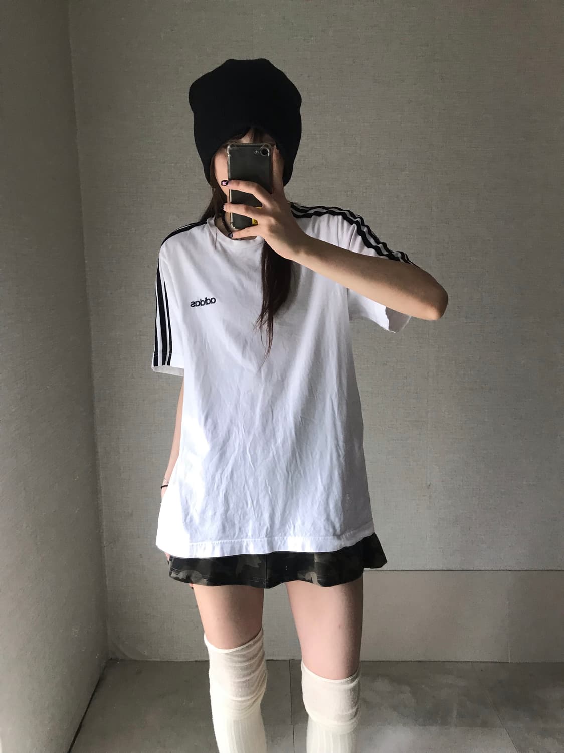 아디다스 흰검 반팔티셔츠 상품이미지5