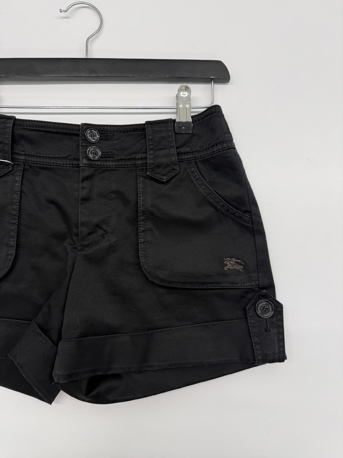 Burberry 버버리 블랙 포켓 숏팬츠 36 상품이미지4