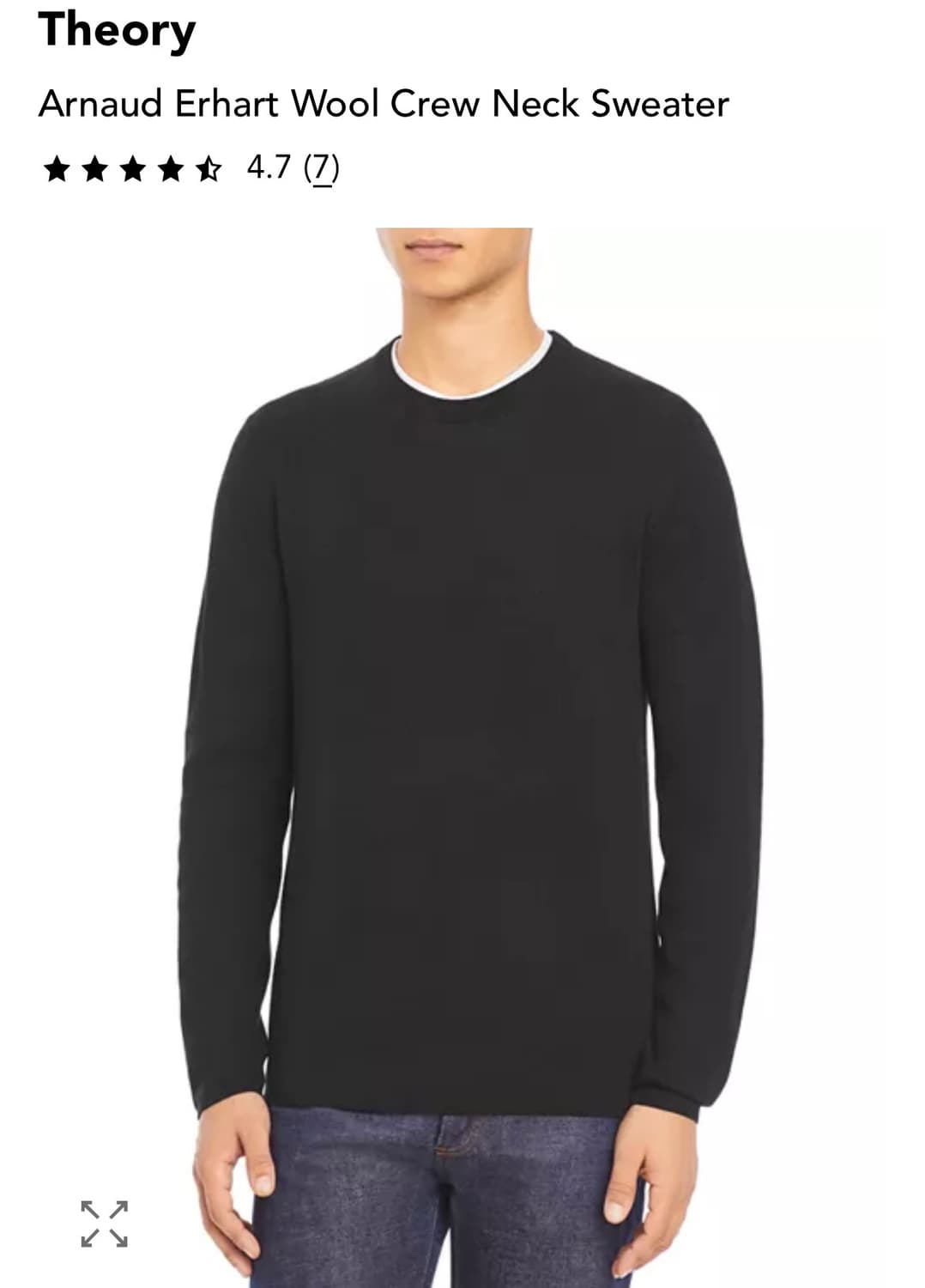 [100] 띠어리 롱슬리브 울니트 상품이미지1