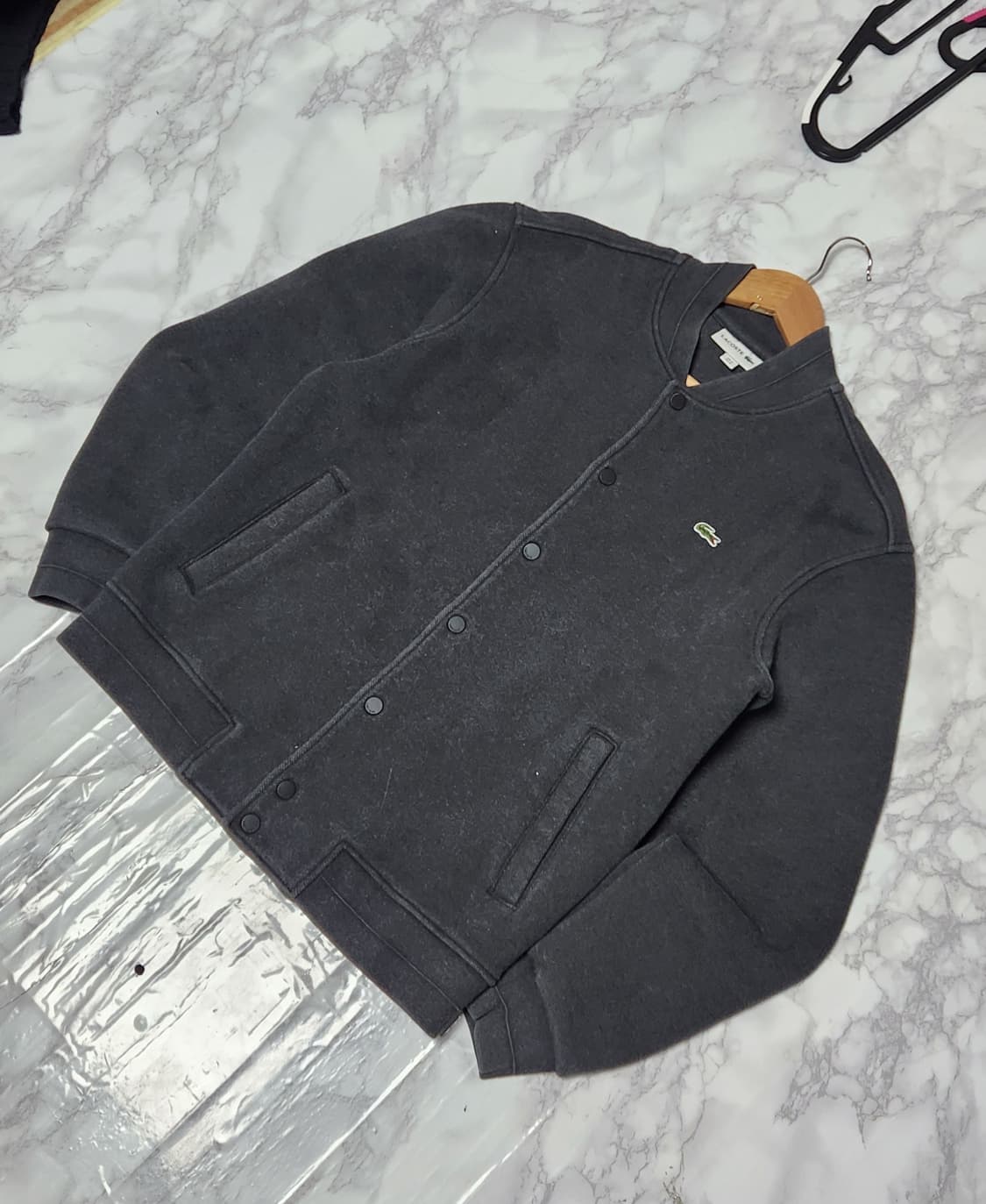 라코스테 차콜 봄버 자켓 상품이미지2