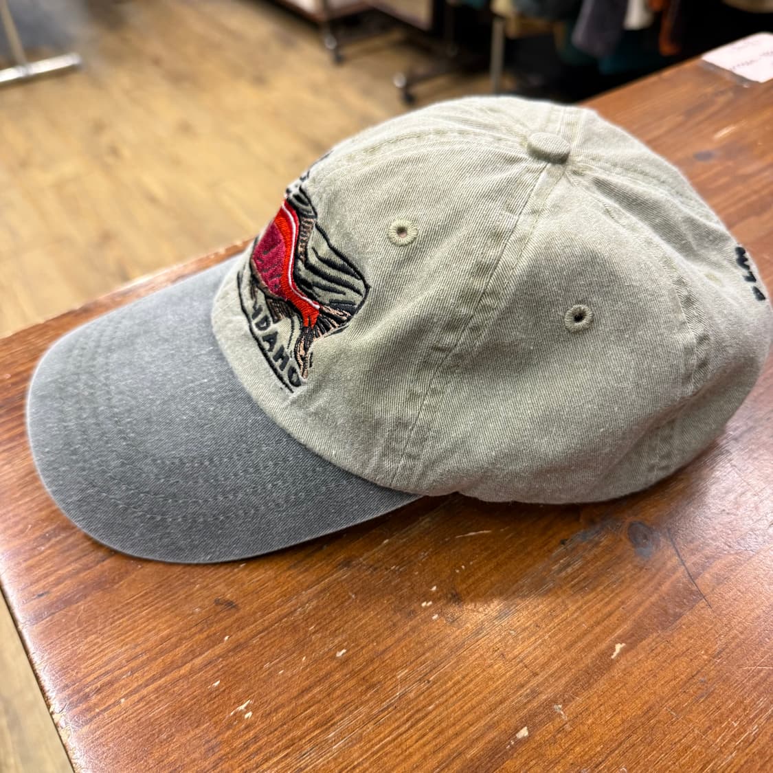 빈티지 아이디호 생선 자수 트러커캡 상품이미지2