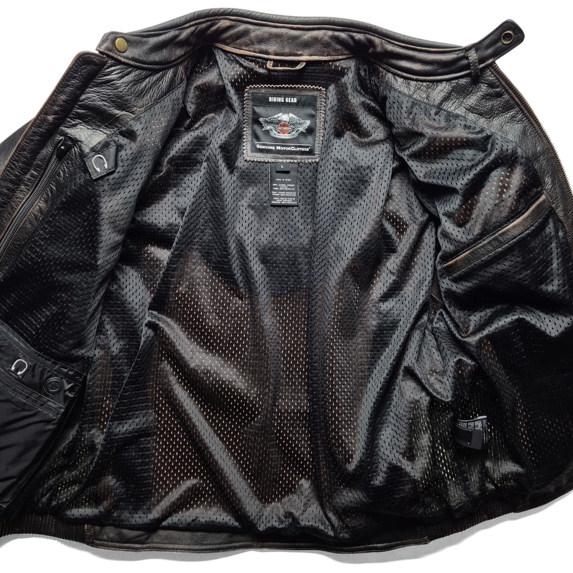 [L] 할리데이비슨 소가죽 바이커 자켓 상품이미지8