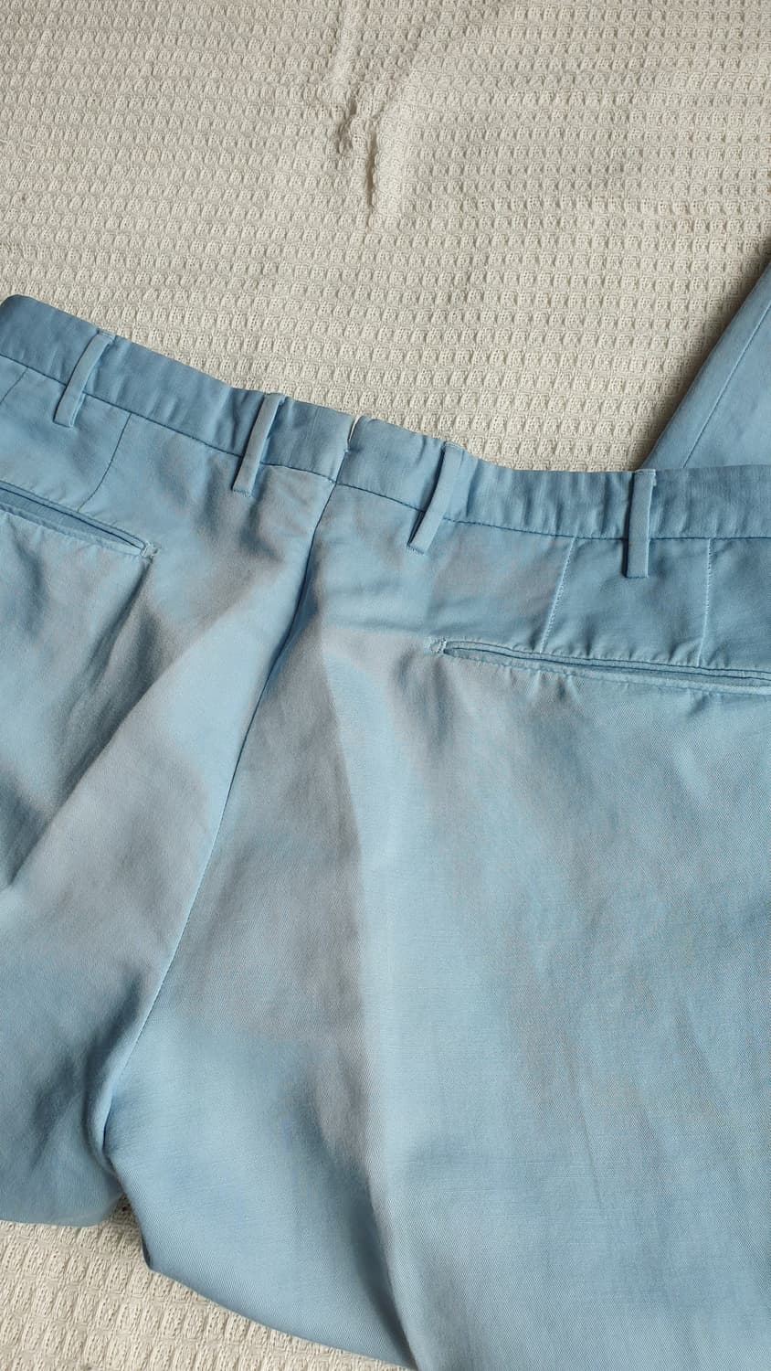 인코텍스 남성 하늘색 린넨 면바지 50 상품이미지7