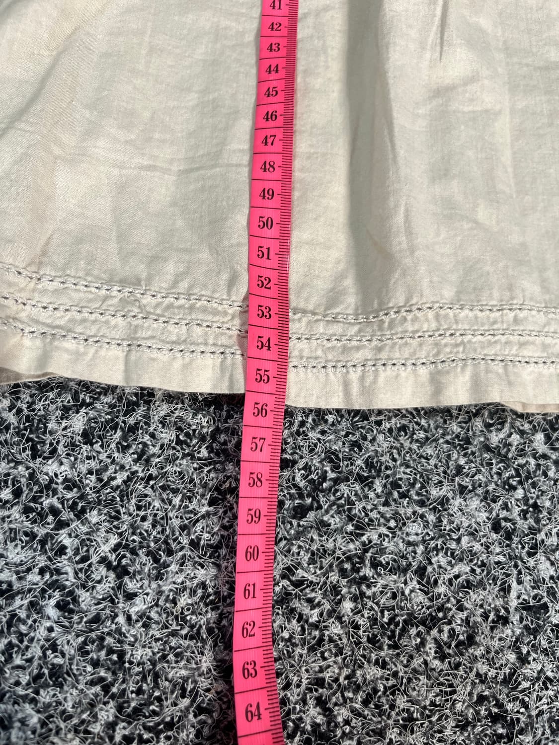 제임스 펄스 모리걸룩 아이보리 스커트 1사이즈 상품이미지6