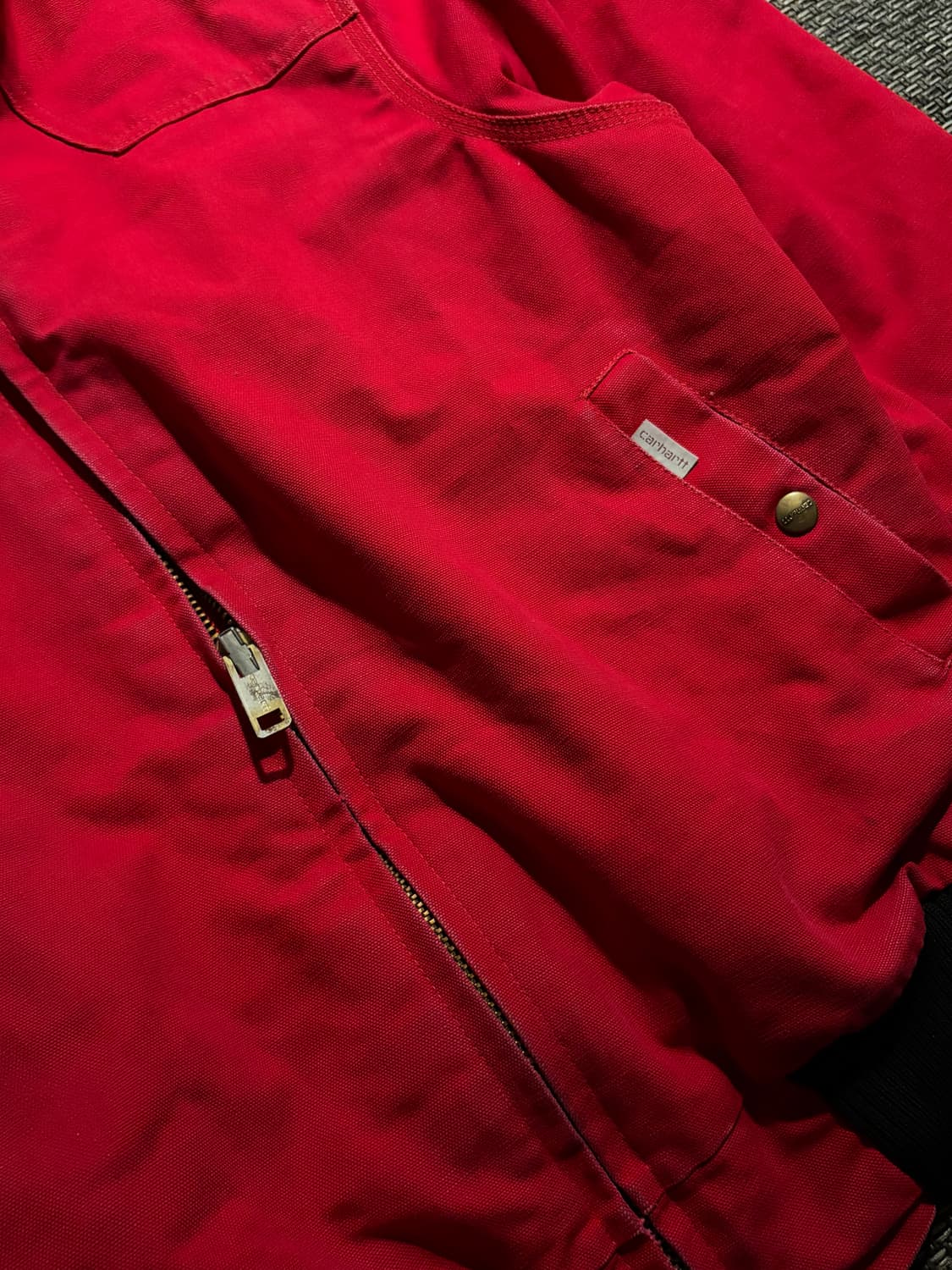 80's 칼하트 산타페 JQ160 RED L USA🇺🇸 상품이미지7