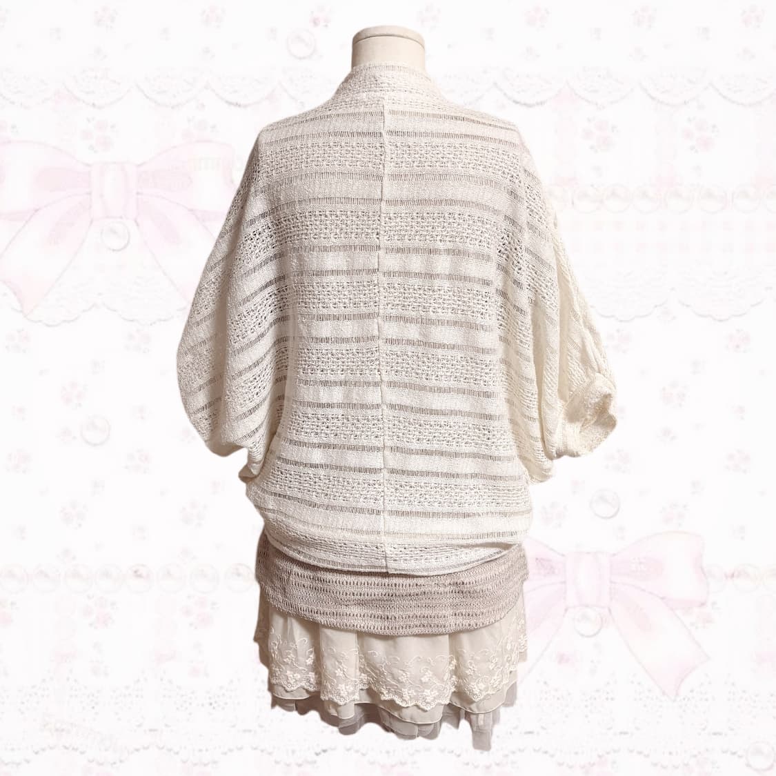 코코모리 라떼갸루 페어리 천사 핀터깔 샤스커트 레이어드 코디세트 상품이미지3