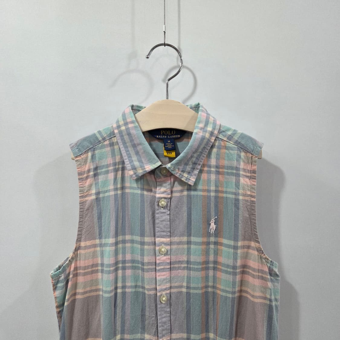 폴로랄프로렌 걸즈 체크 셔츠 원피스 14 상품이미지2