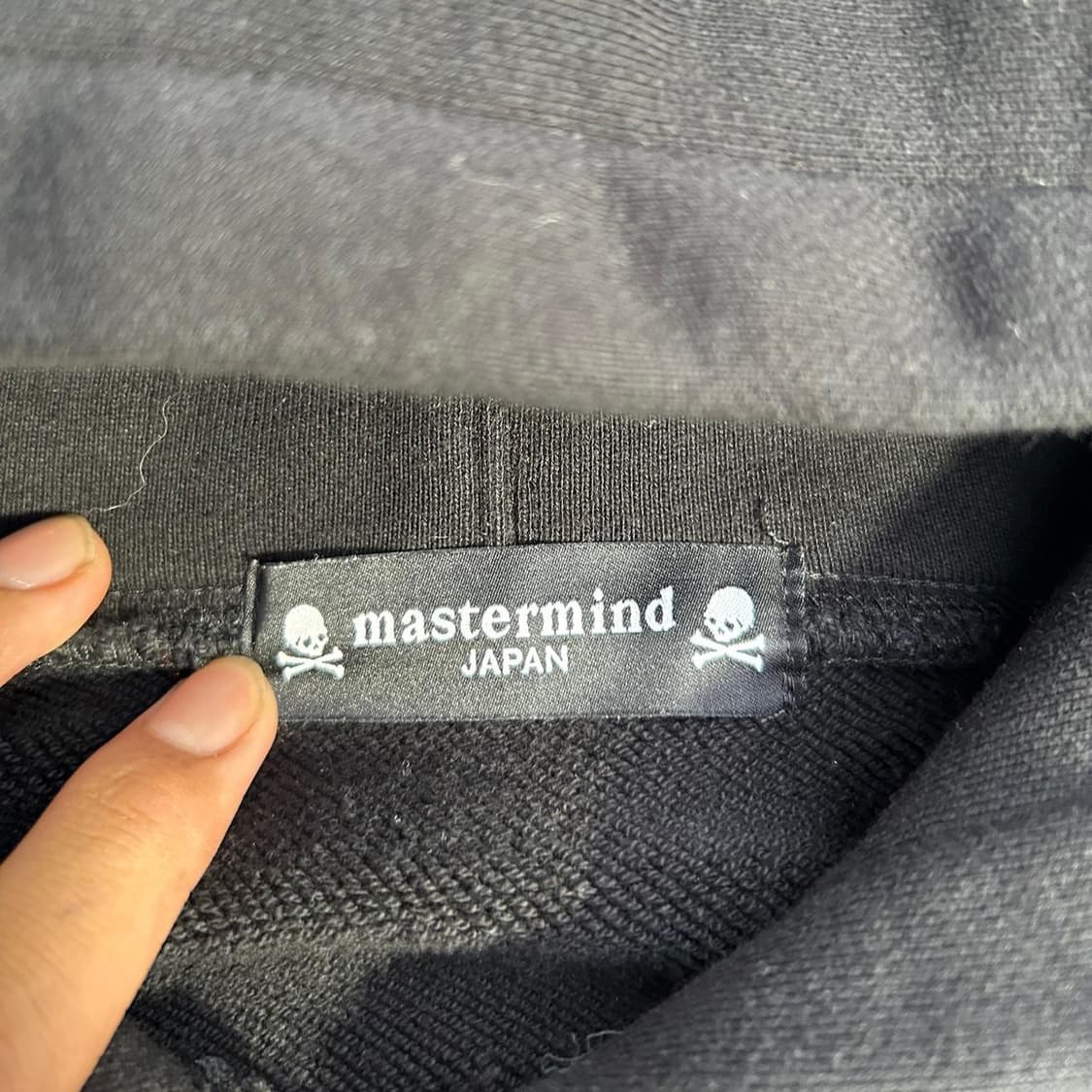 마스터마인드 비즈 스컬 로고 후드집업 블랙 상품이미지4
