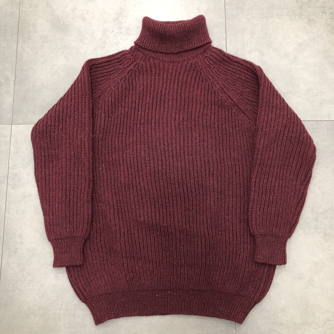 케리울른밀스 uk 울100 피셔맨 터틀넥 헤비웨이트 니트 스웨터 40 상품이미지1