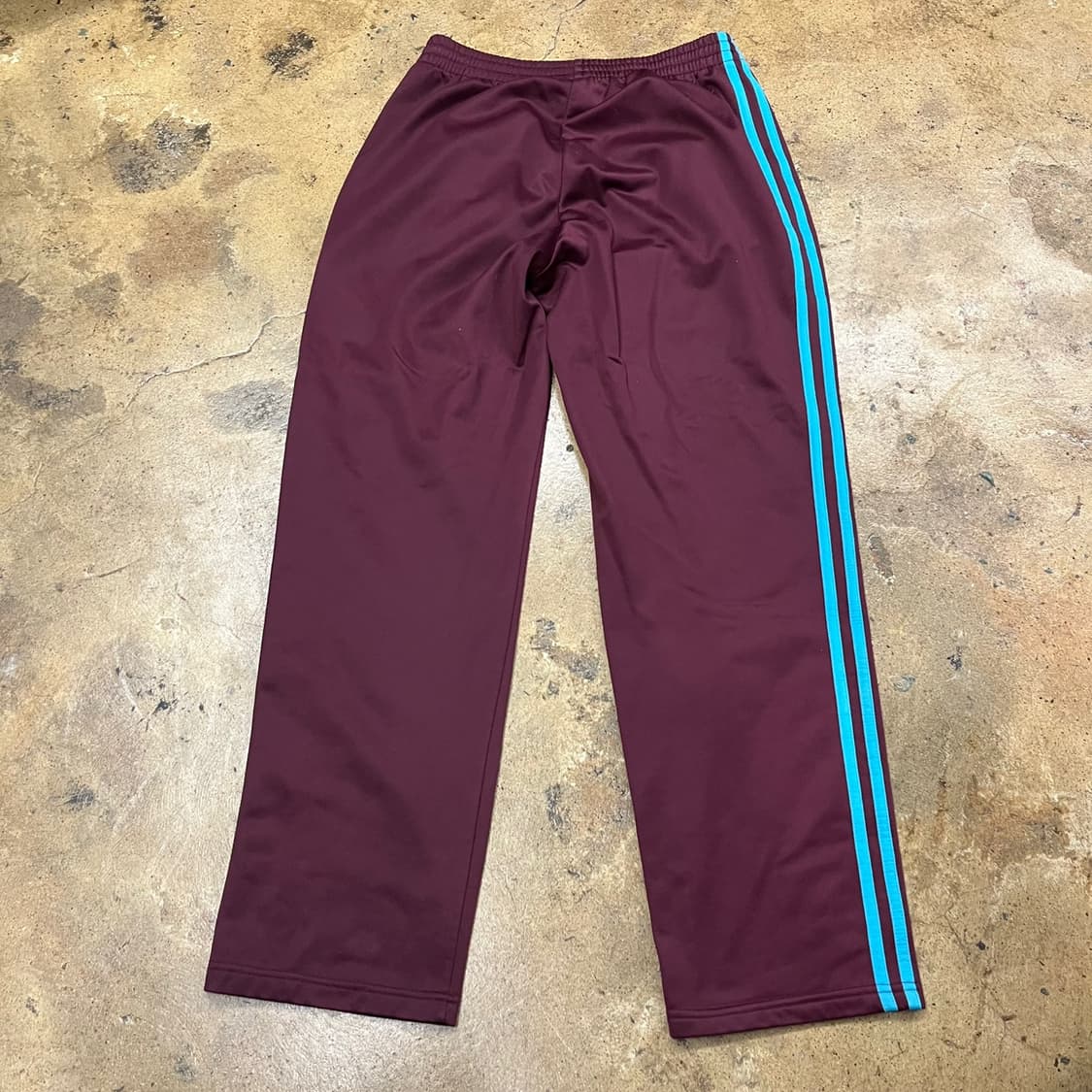 [정품/95] 아디다스 삼선 트레이닝 바지 버건디 b19 상품이미지3