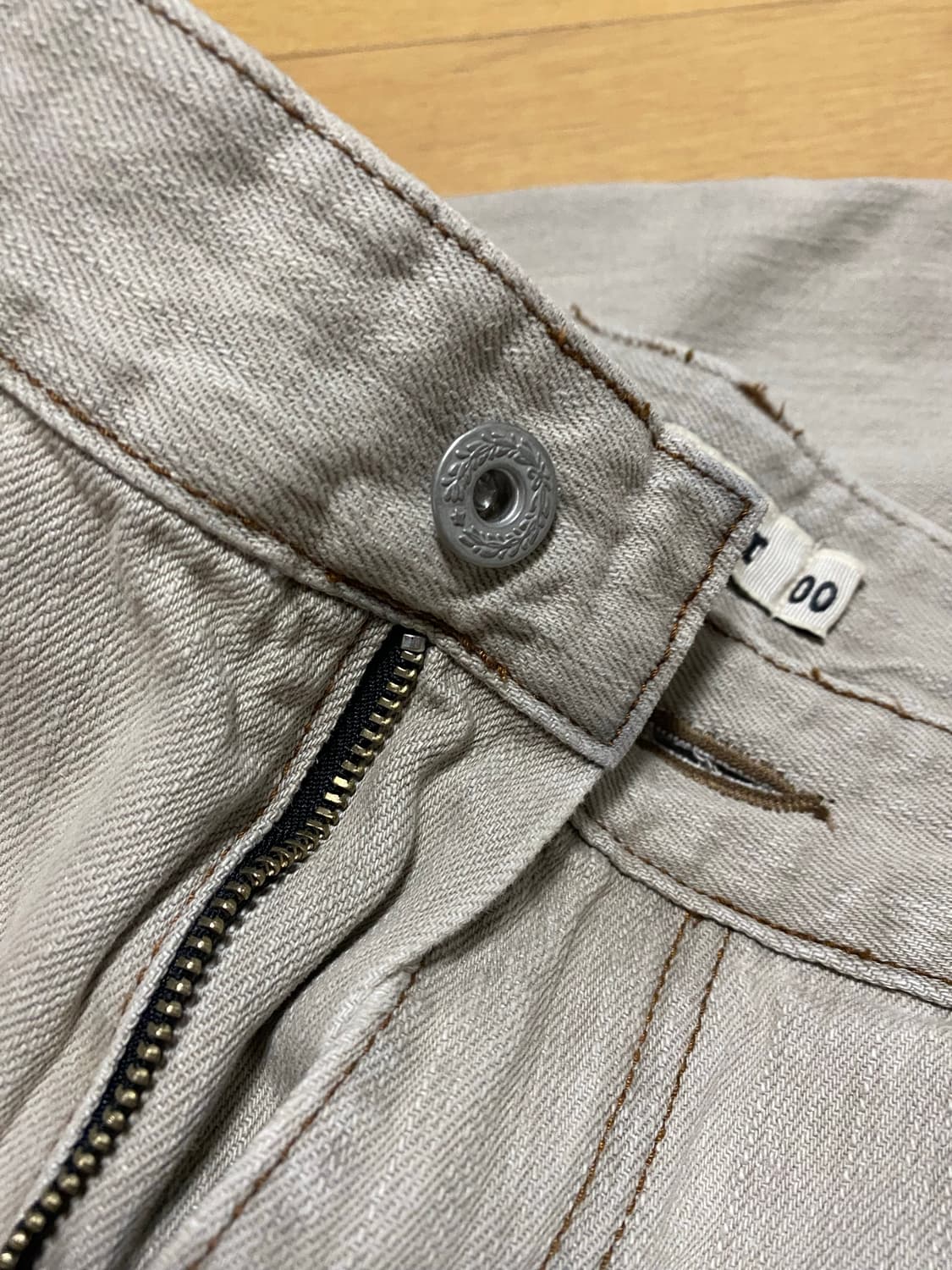 카락터 karactor 더블니 팬츠 ptery 라이트 그레이 워크팬츠 상품이미지4