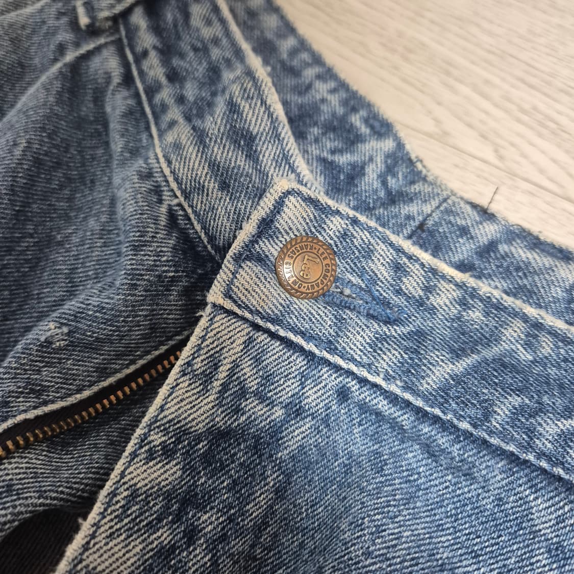 90-00s Lee riders 투턱 데님 상품이미지4