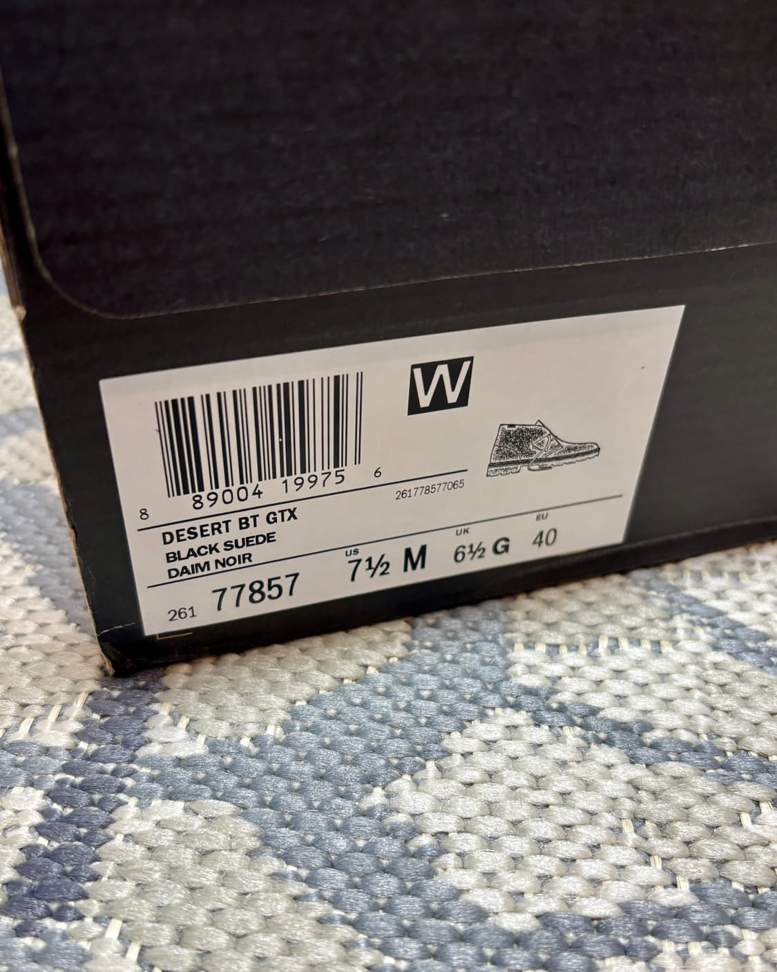 (250) 클락스 데저트 부츠 고어텍스 블랙 스웨이드 상품이미지4