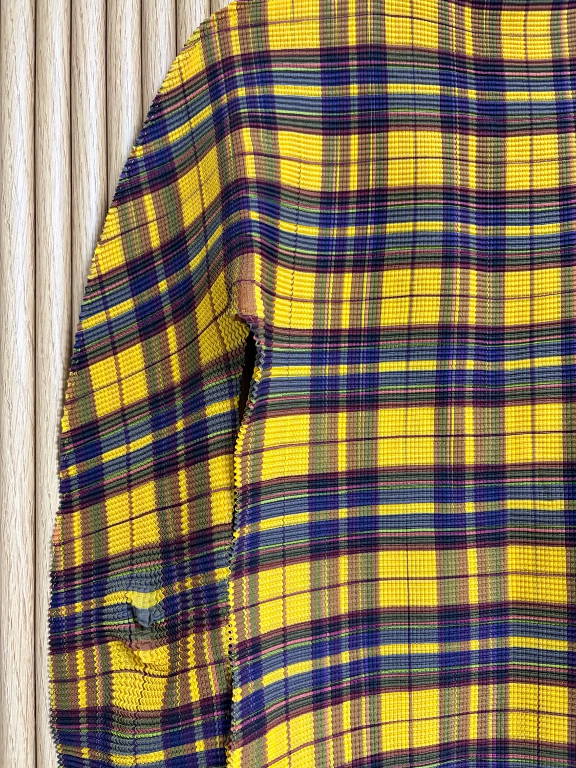 이세이미야케 미 체크 블라우스 상품이미지6