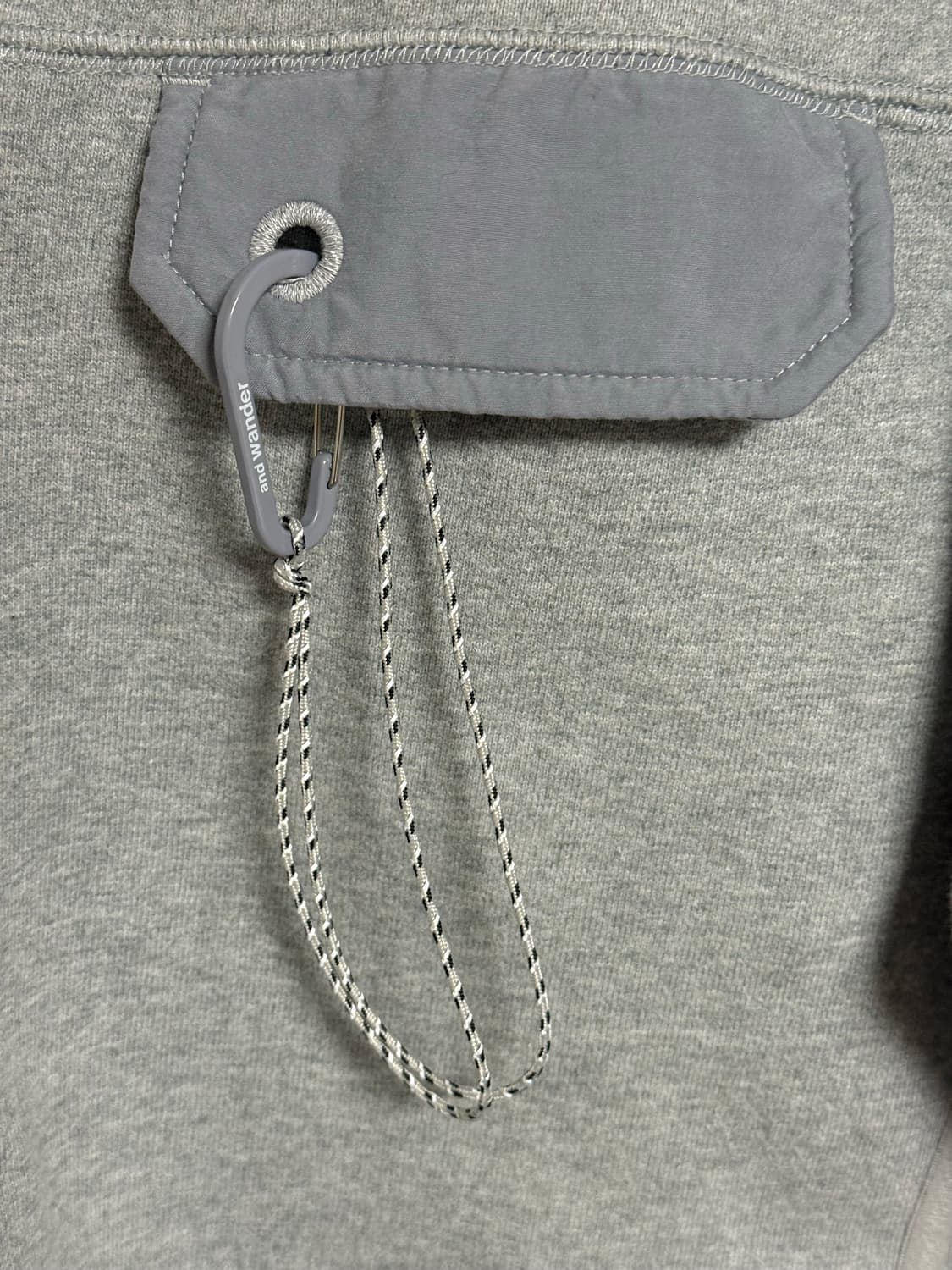 앤드원더 하프버튼 M 상품이미지3