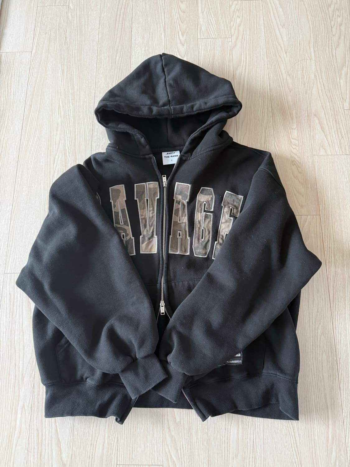 더랭크 세비지 후드집업 1사이즈 상품이미지1
