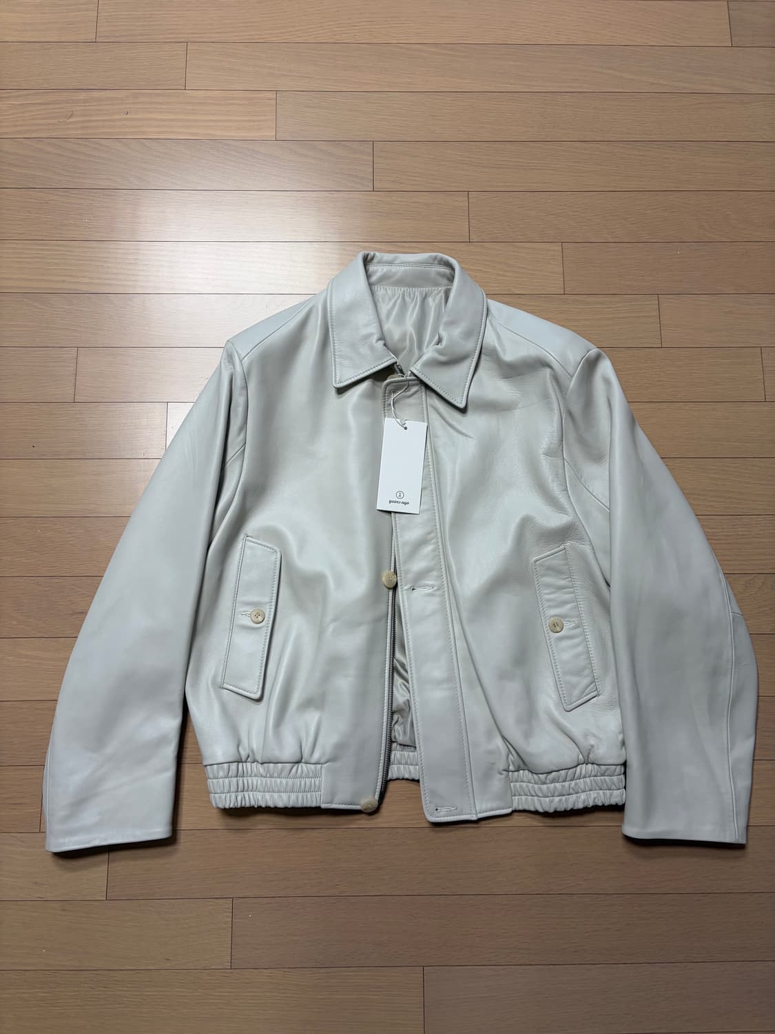 이얼즈어고 램스킨 레더자켓 (M) 새상품 상품이미지1