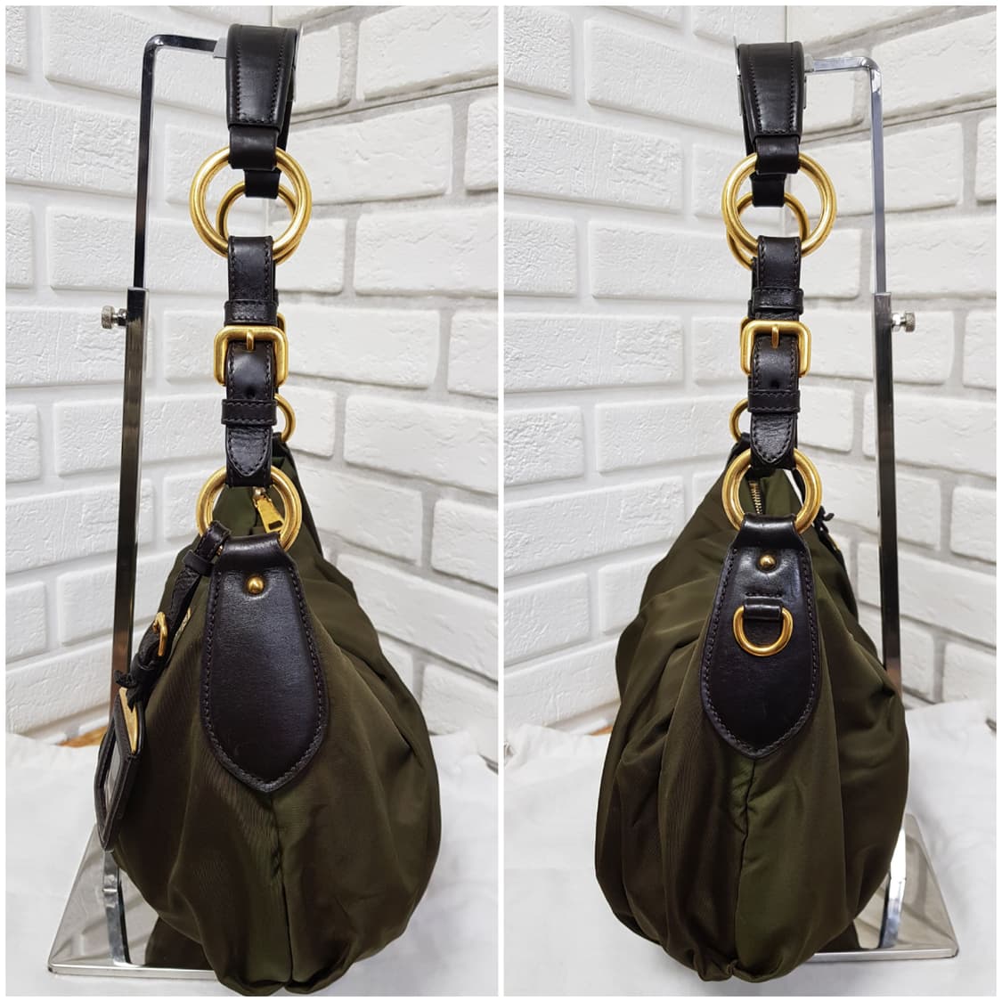 [정품] 프라다 포코노 금장 숄더백 상품이미지6