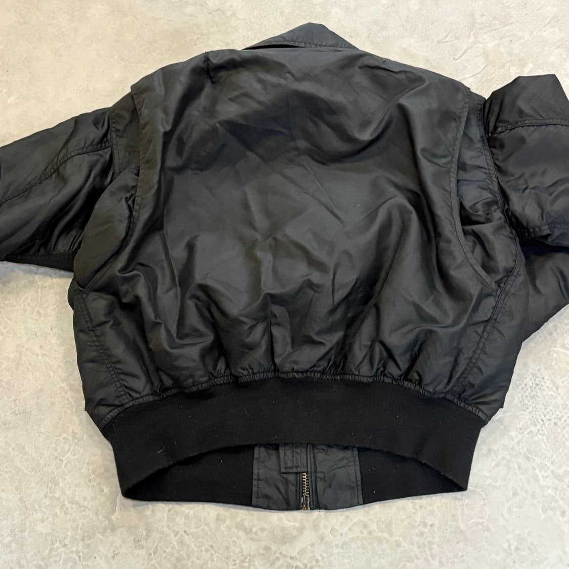 아비렉스 CWU-55 미군 플라이트 자켓 블랙 미제 USA 상품이미지4