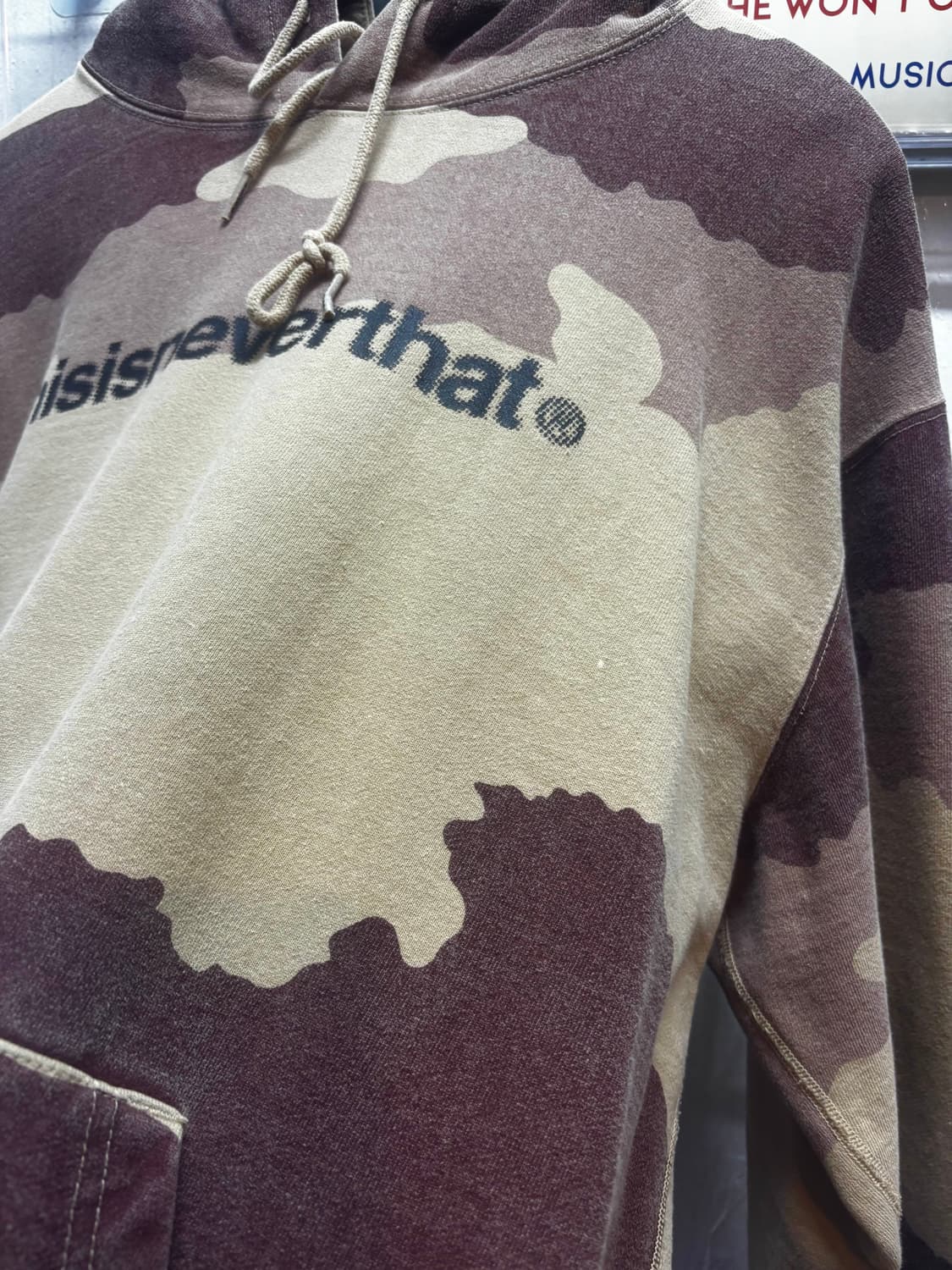 디스이즈네버뎃 카모 후드 티셔츠 상품이미지7