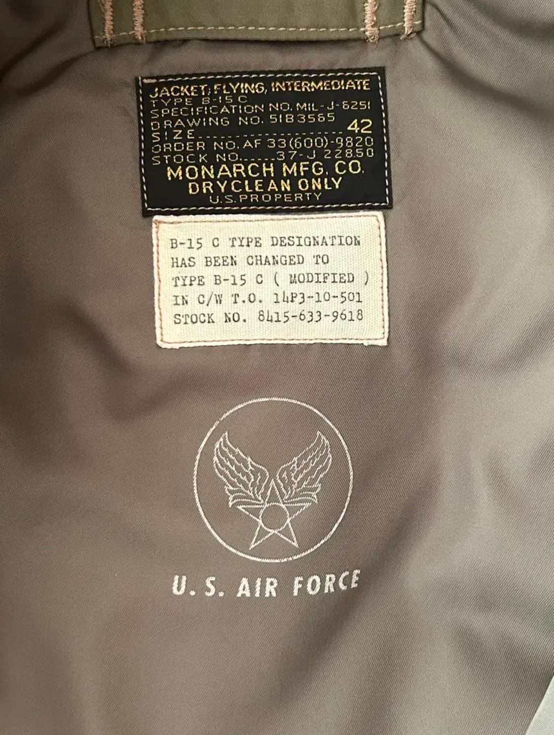 토이즈맥코이 B-15C(MOD) XL 올리브 상품이미지4