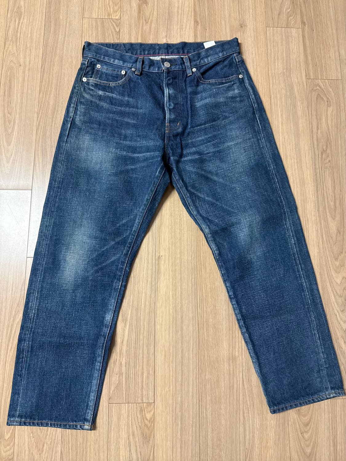 오디너리 핏 스트레이트 데님팬츠 상품이미지1