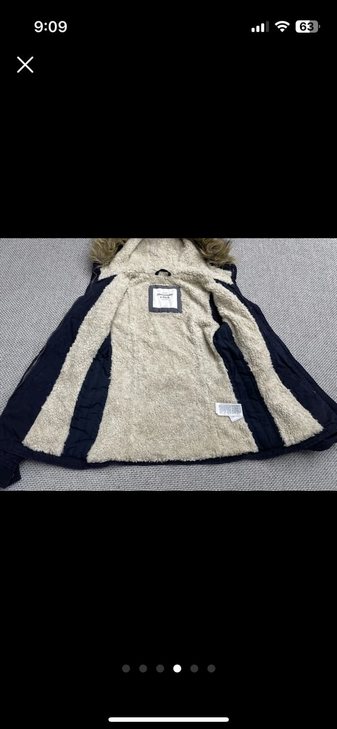 아베크롬비 털안감 더플자켓 여S 상품이미지4