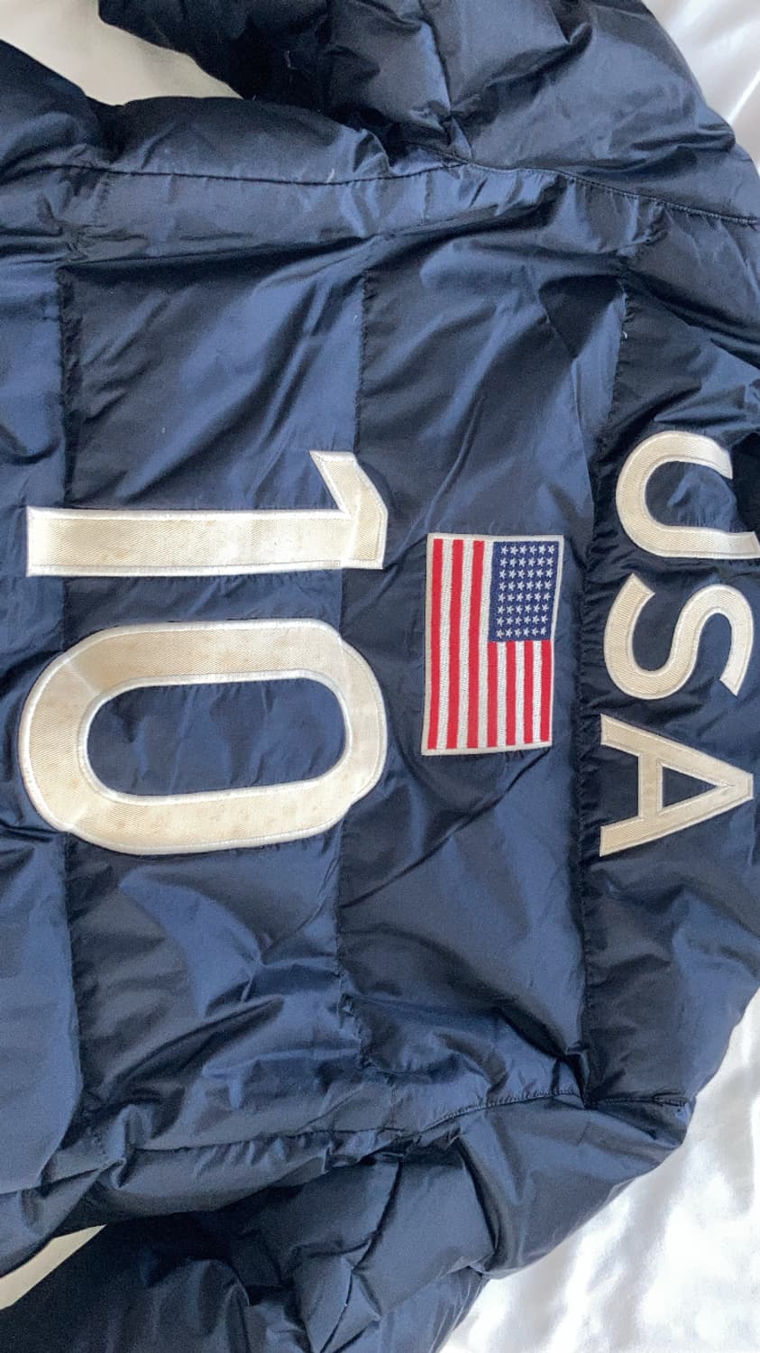 (급전) 폴로 빅포니 성조기 네이비 패딩  상품이미지3