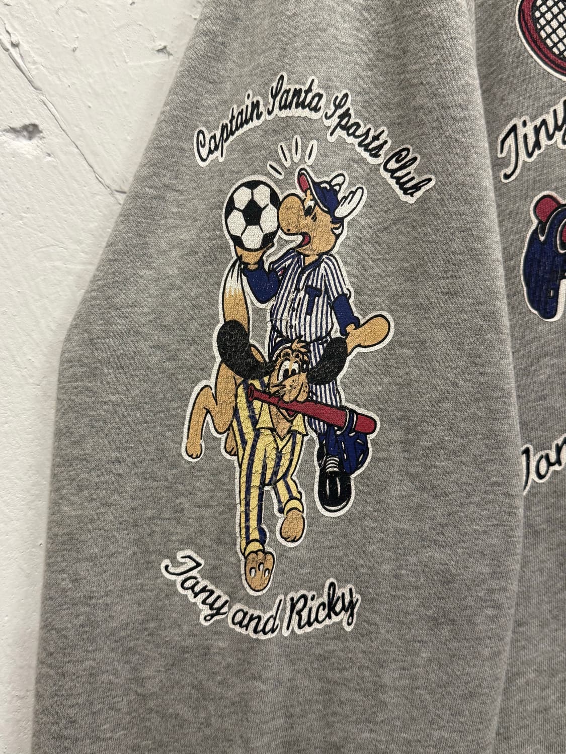 L) 80s Captain Santa Sports Club Sweatsh 상품이미지7