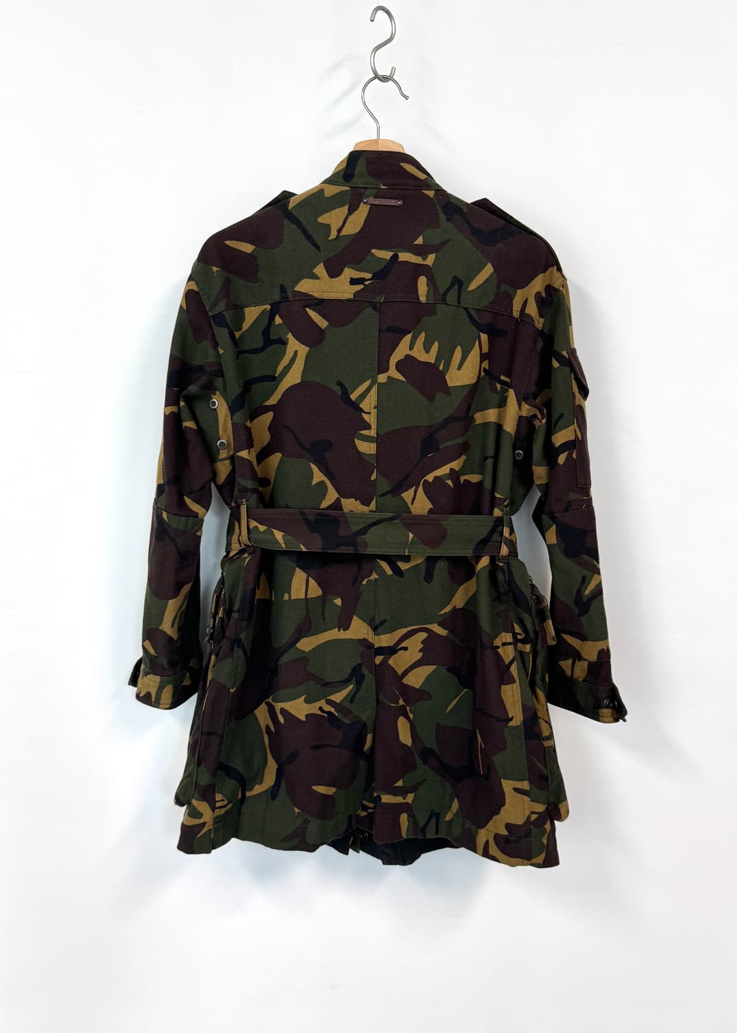 BURBERRY BRIT 버버리 브릿 카모플라주 패턴 벨티드 코트 40 상품이미지3