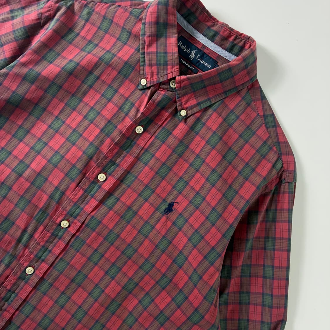 Polo 폴로 랄프로렌 레드 타탄 체크 셔츠 상품이미지3