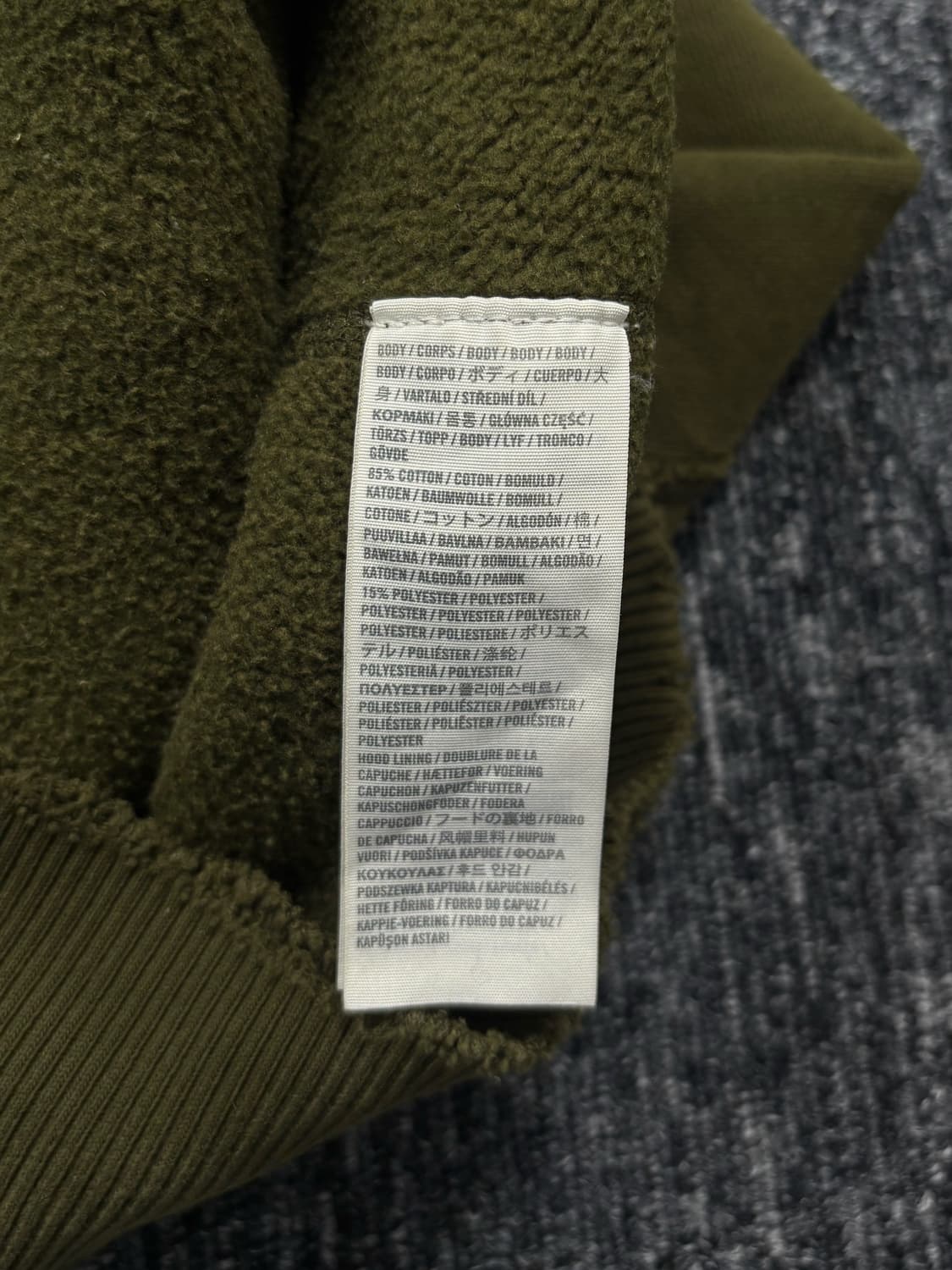 아베크롬비 카키 후드집업 상품이미지7