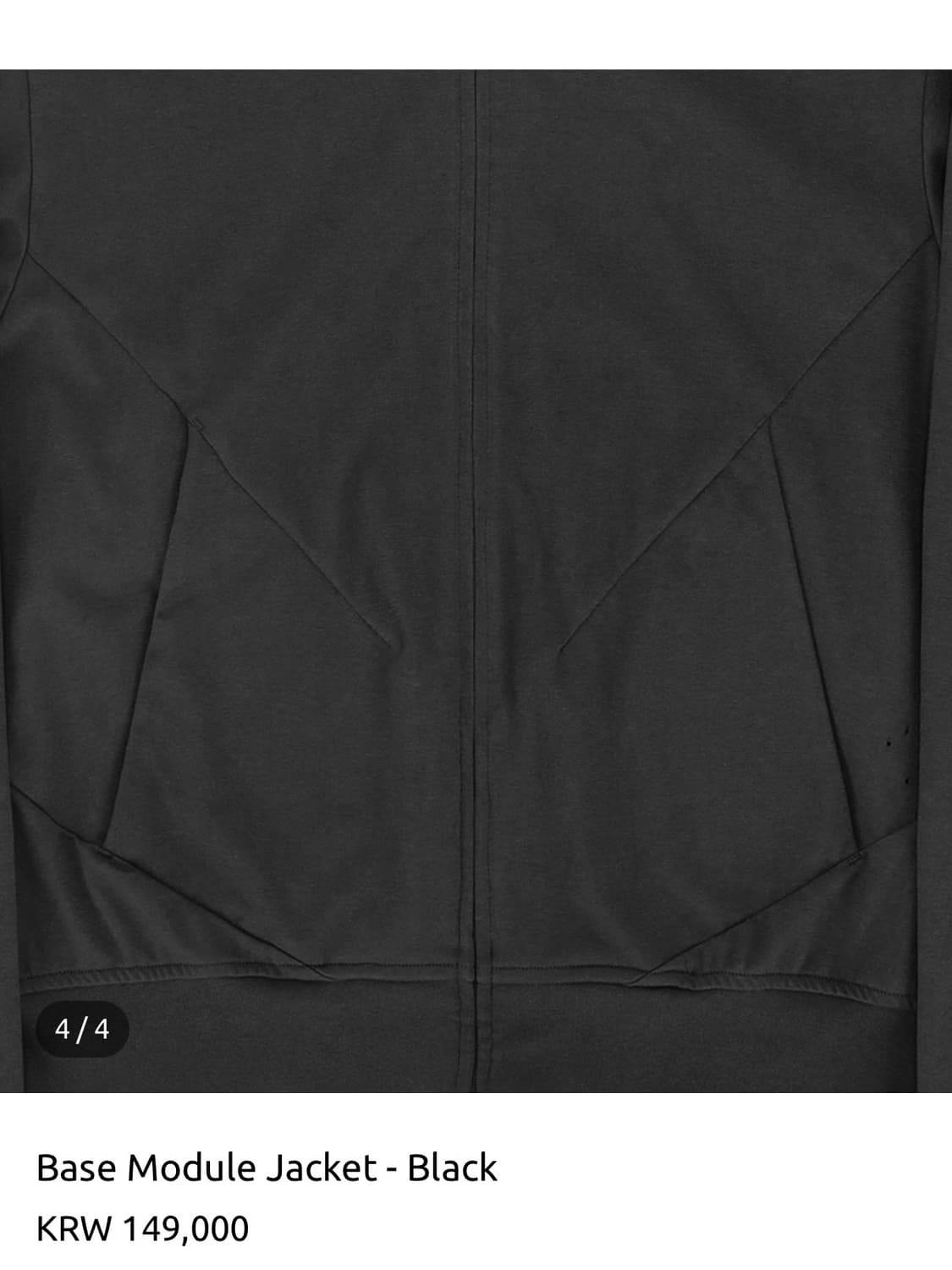MSC Base Module Jacket 2사이즈 블랙 상품이미지4