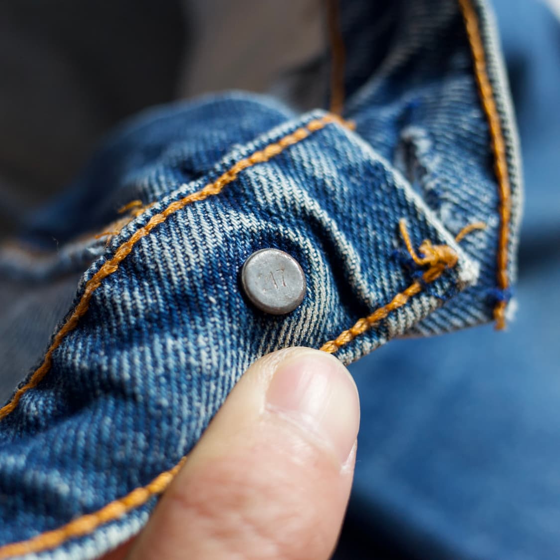 80-90’s Levi’s 517 orange tab denim 상품이미지8