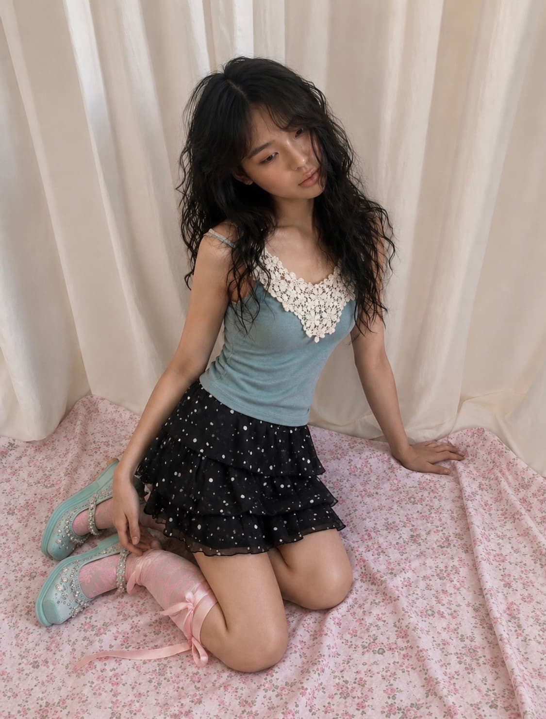 도트 캉캉 코디 set 상품이미지2
