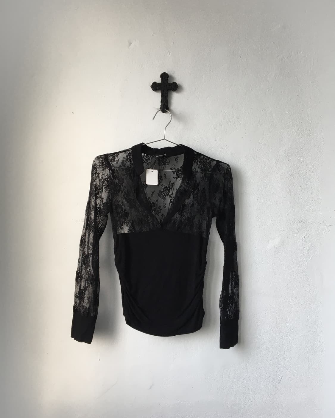 Lace layered sleeve 상품이미지2