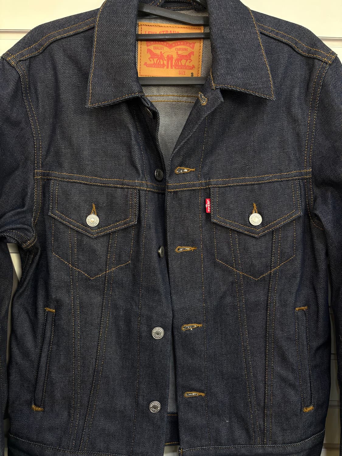 리바이스 중청 청자켓 s 상품이미지2