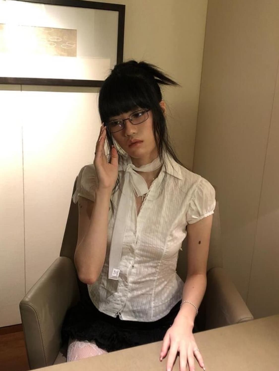 (새상품) 포어링 SARA PUFF SHIRT 사라 퍼프 셔츠 블라우스 상품이미지2