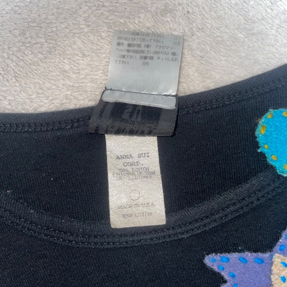 Anna sui 안나수이 플라워 티셔츠 상품이미지3