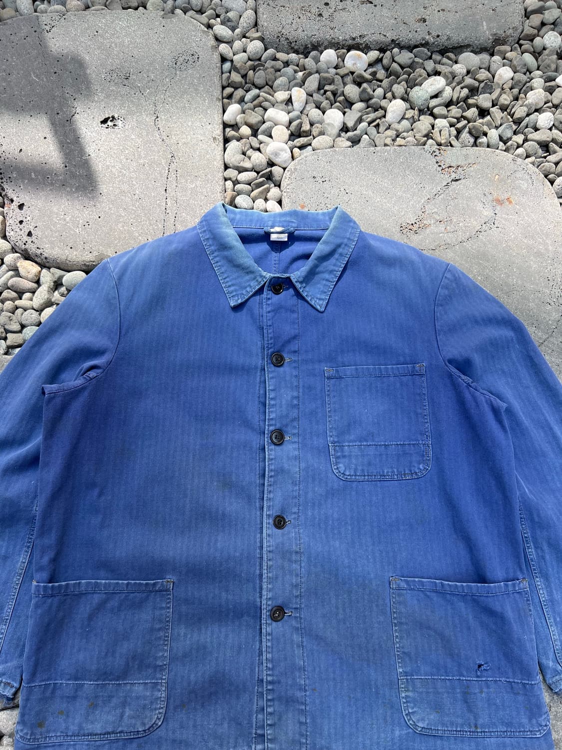 FADED BLUE OLD VINTAGE HBT 헤링본 프렌치워크자켓 상품이미지6