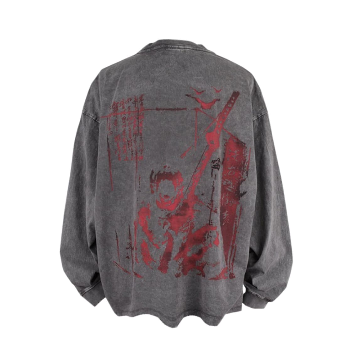 어웬드 참수 아사에몬 화이트 롱슬리브 1사이즈 상품이미지1