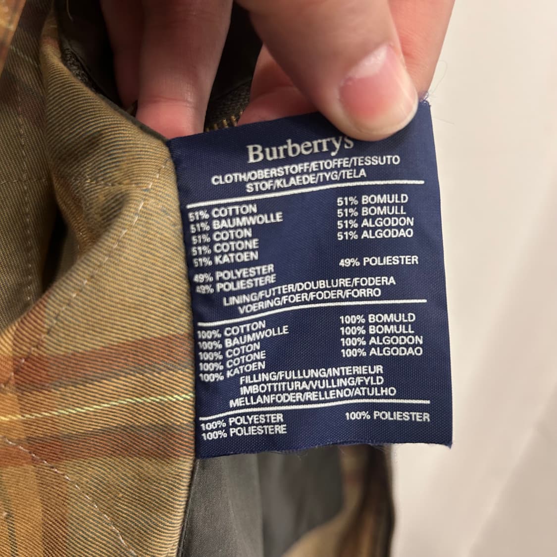 버버리 코듀로이 카라 피코트 워크자켓 상품이미지4