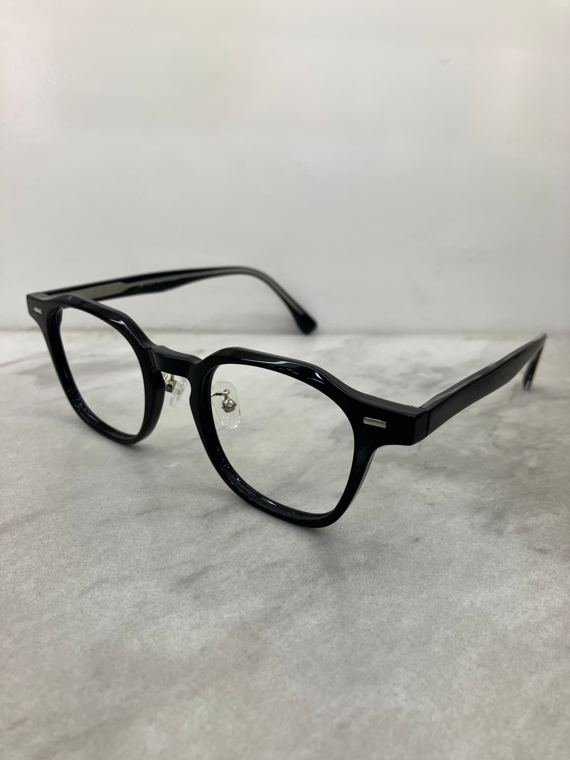 B78 KS 유광 블랙 웰링턴 뿔테 안경6832 상품이미지7