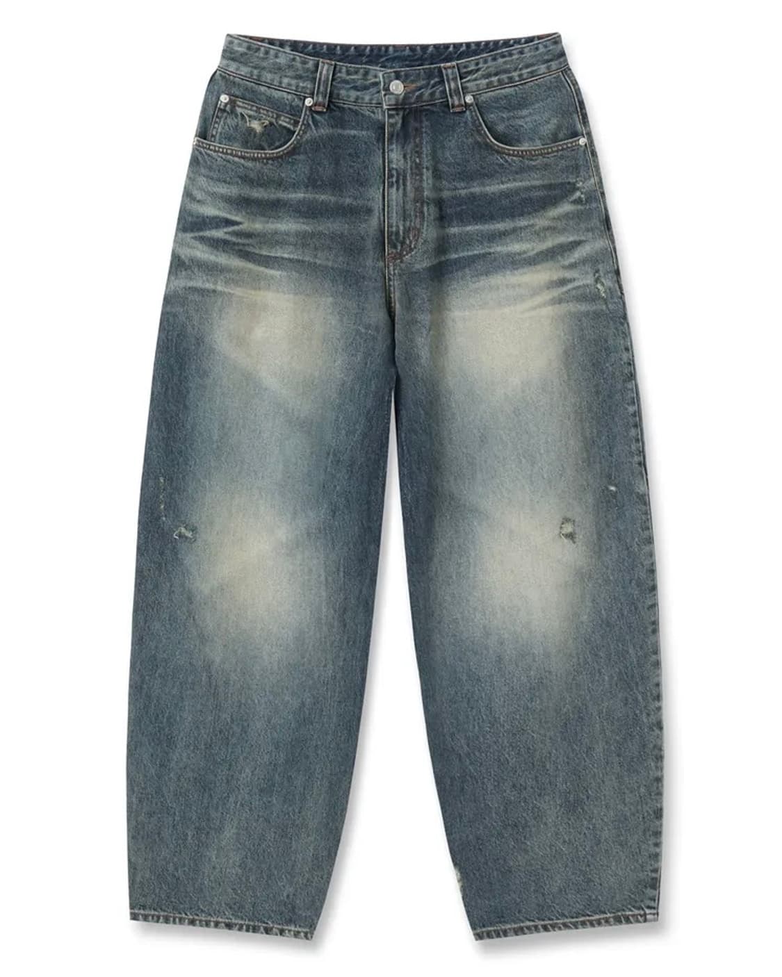 노운 bias tapered denim pants (blue) 1사이즈 상품이미지6