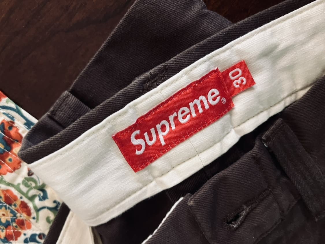 22FW 슈프림 핀업 치노 팬츠 브라운 상품이미지4