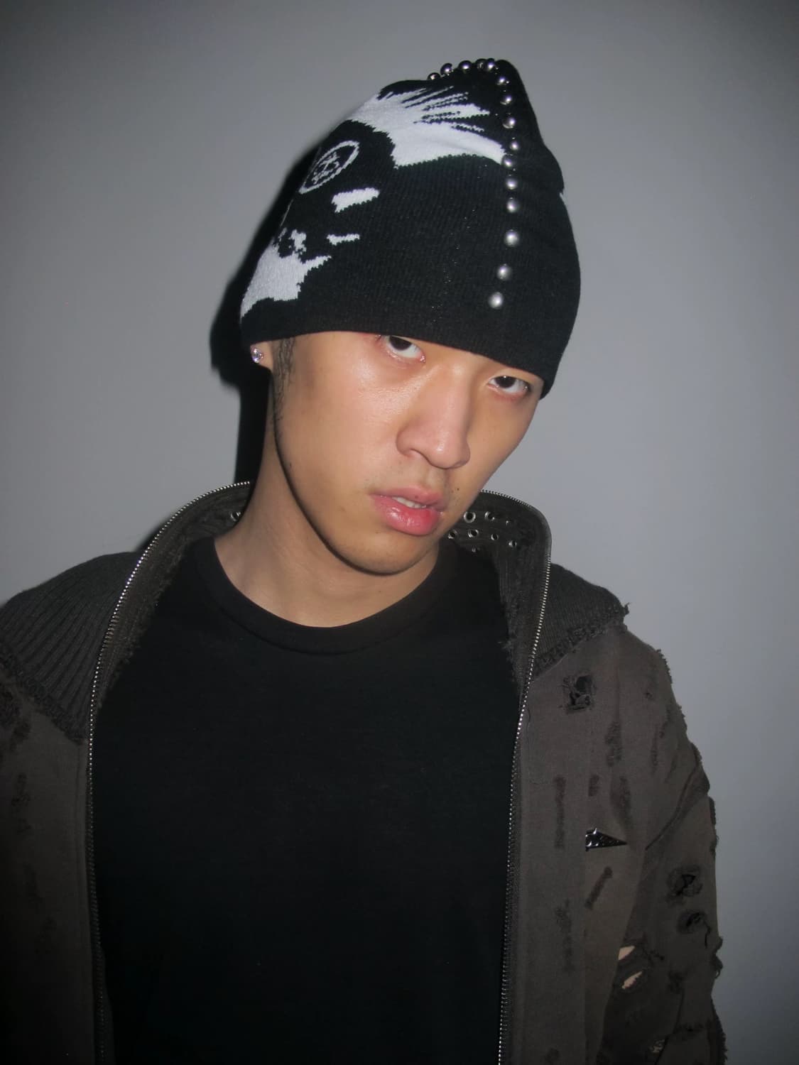 Stud Graphic  Beanie 상품이미지5